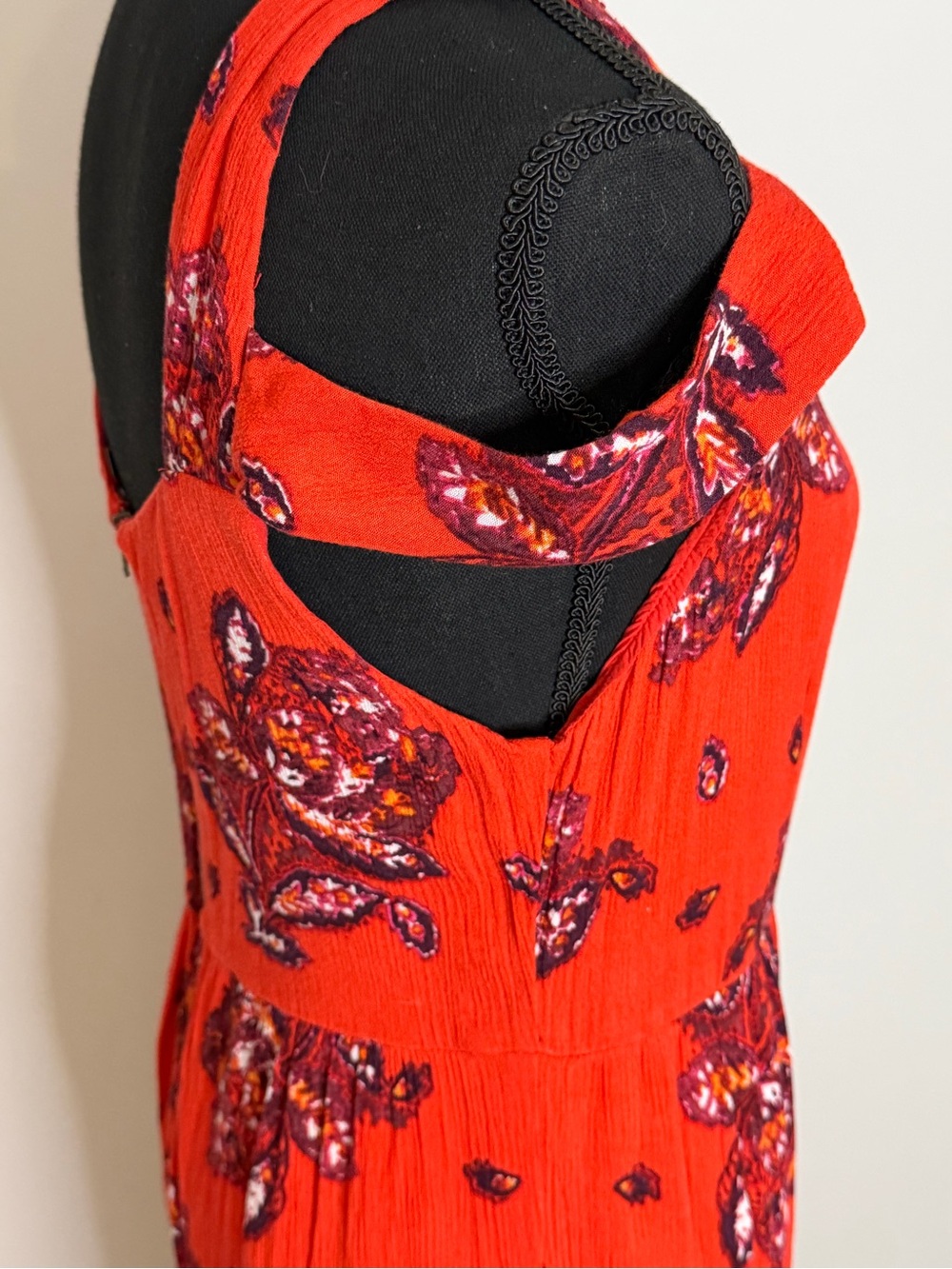 Free People, Retro Love You Love Me Jumpsuit, Size 6 - Picture 10 of 15